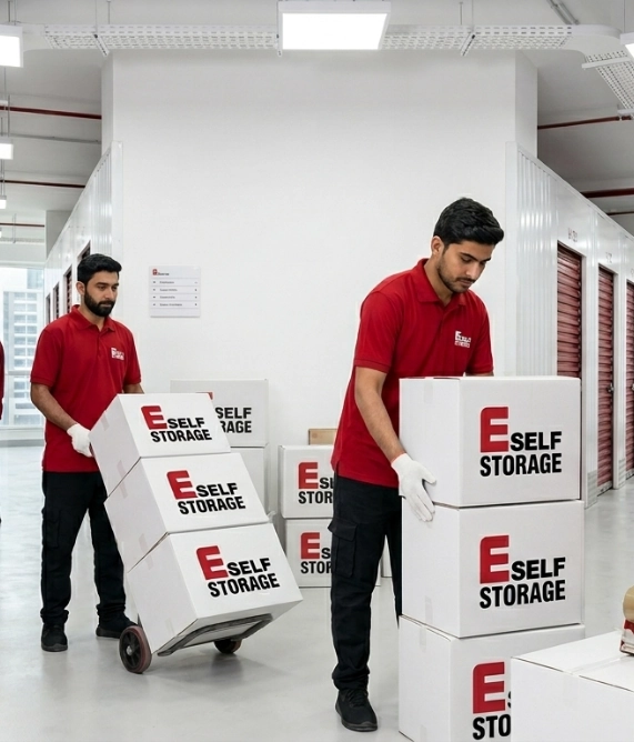 Climate-controlled self storage units in Sharjah 18-24°C